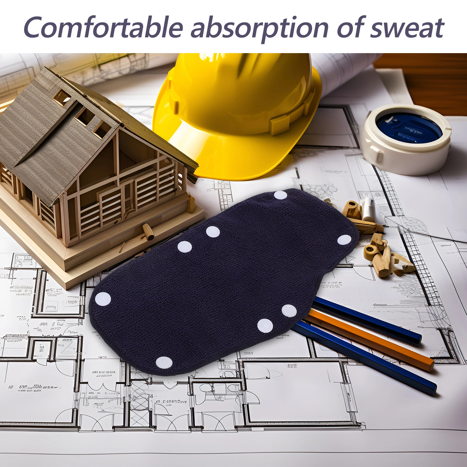 

Hard Pad Hat Accessories Liner Replacement Comfort Sweatband Sweat-proof Bands Sweatbands