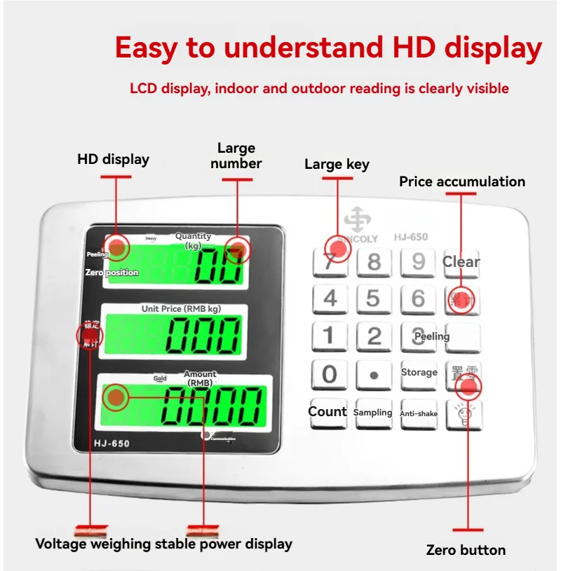 Коммерческие электронные весы из нержавеющей стали 200 кг, прецизионные складные водонепроницаемые весы 150 кг - сверхмощные кухонные весы для ванной комнаты
