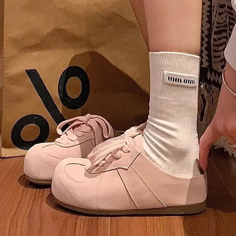 

【2025 Autumn】Platform Slides Women Height Increasing Round Toe Slippers Outdoor Mules One-Step Design Comfortable House Shoes