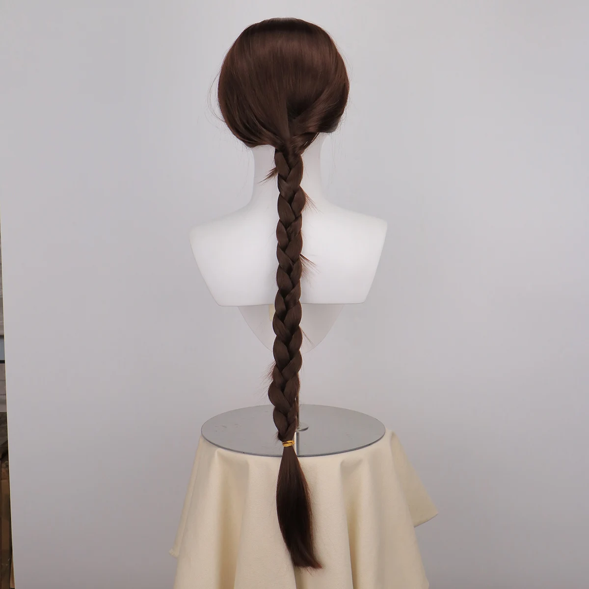 Long Lara Croft Cosplay Wigs Women Synthetic Hair For Party Long Brown Braid Wigs Anime Costume