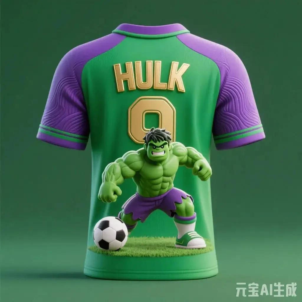 Camiseta HULK com Padrão de Desenho Animado, Série Marvel, Design Criativo AI HULK # ROUPA ESPORTIVA RESPIRÁVEL E DE SECAGEM RÁPIDA PARA 9 CRIANÇAS/ADULTOS