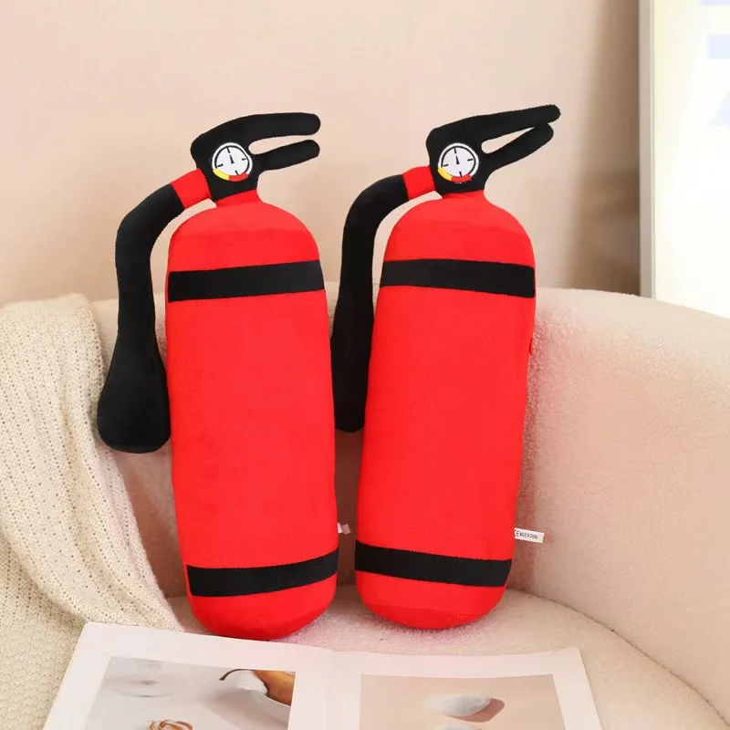 Simulation fire extinguisher pillow plush toy cute