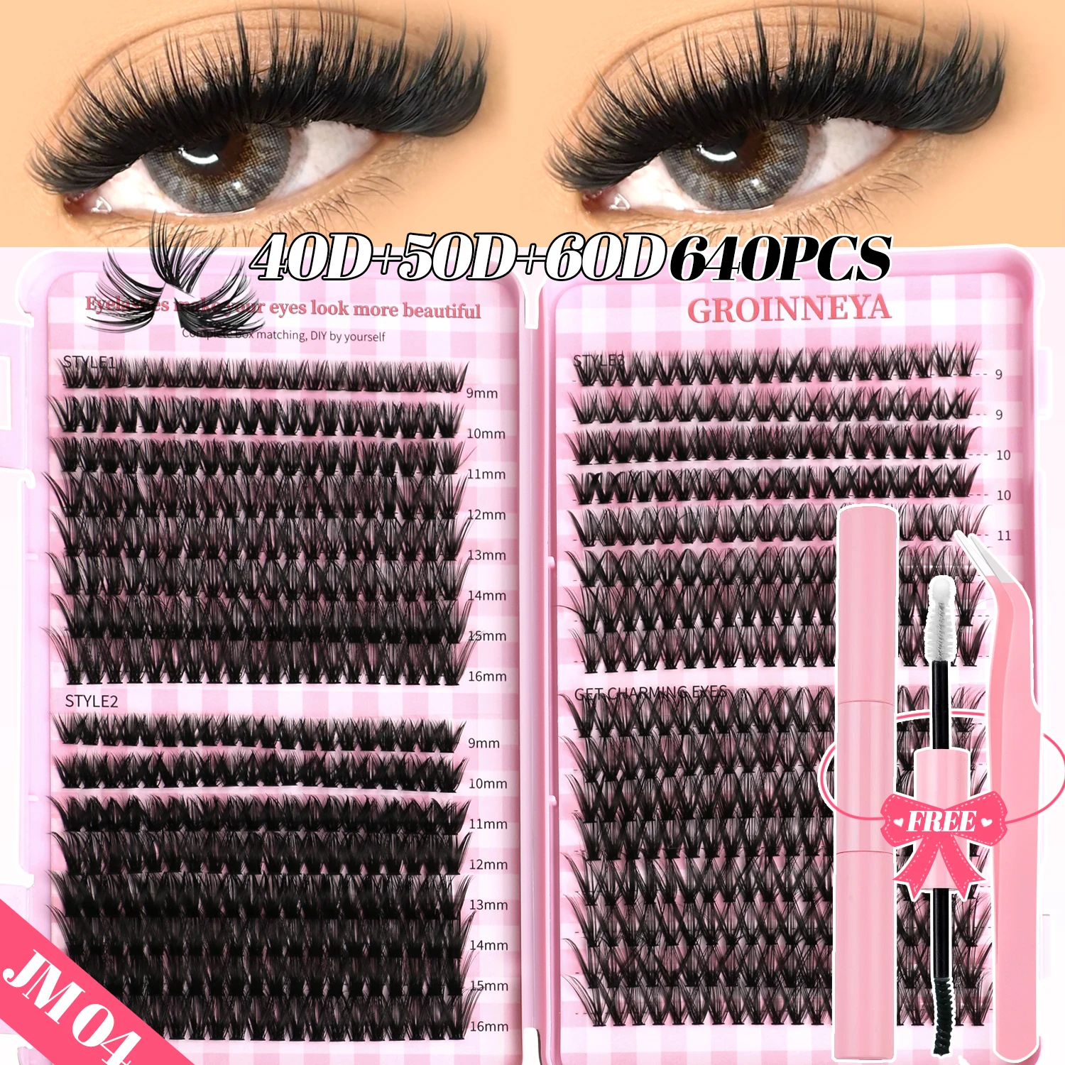 DIY Lash Clusters Set with Bond & Seal