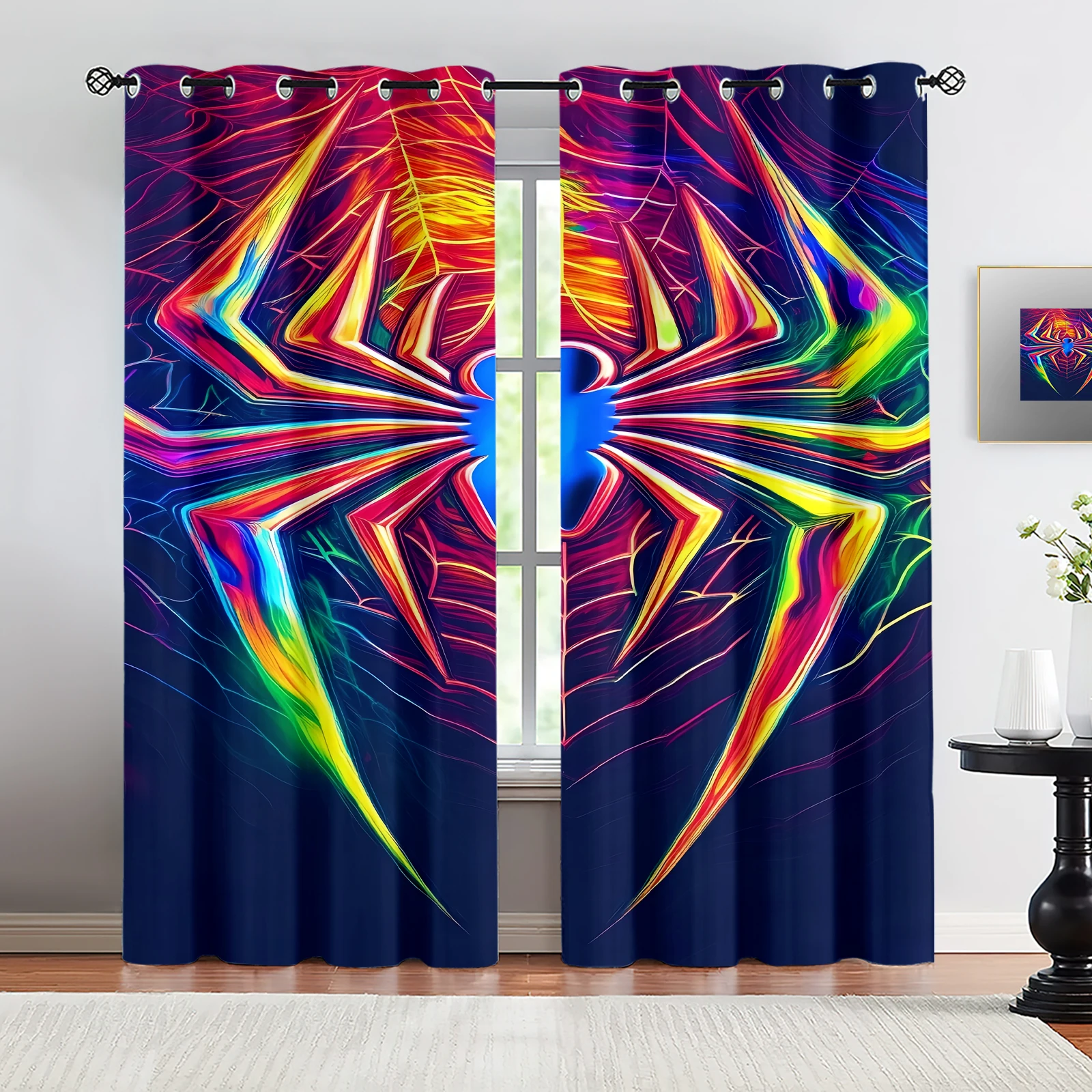 Web Window Curtains…