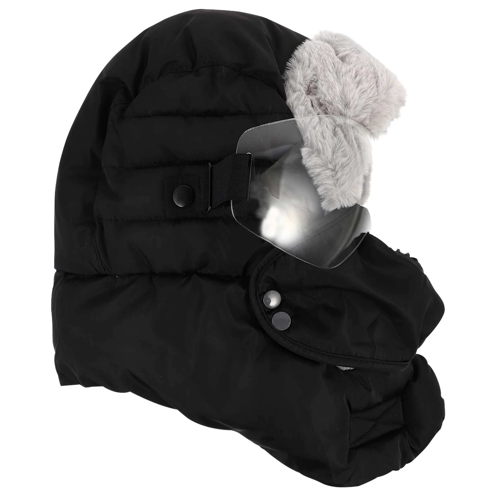 

Warm Cotton Hat Unisex Hooded Cycling Windproof Face Cap Flap Hats Men Women Durable Practical Skiing Snowboarding Hiking