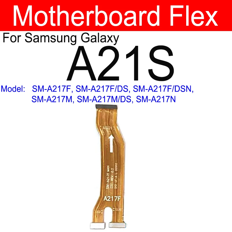 Cable flexible de placa base para Samsung Galaxy A21, A21S, A31, A32, A41, A42, A51, A52, A71, A72, 4G, 5G, piezas de conector de cinta flexible