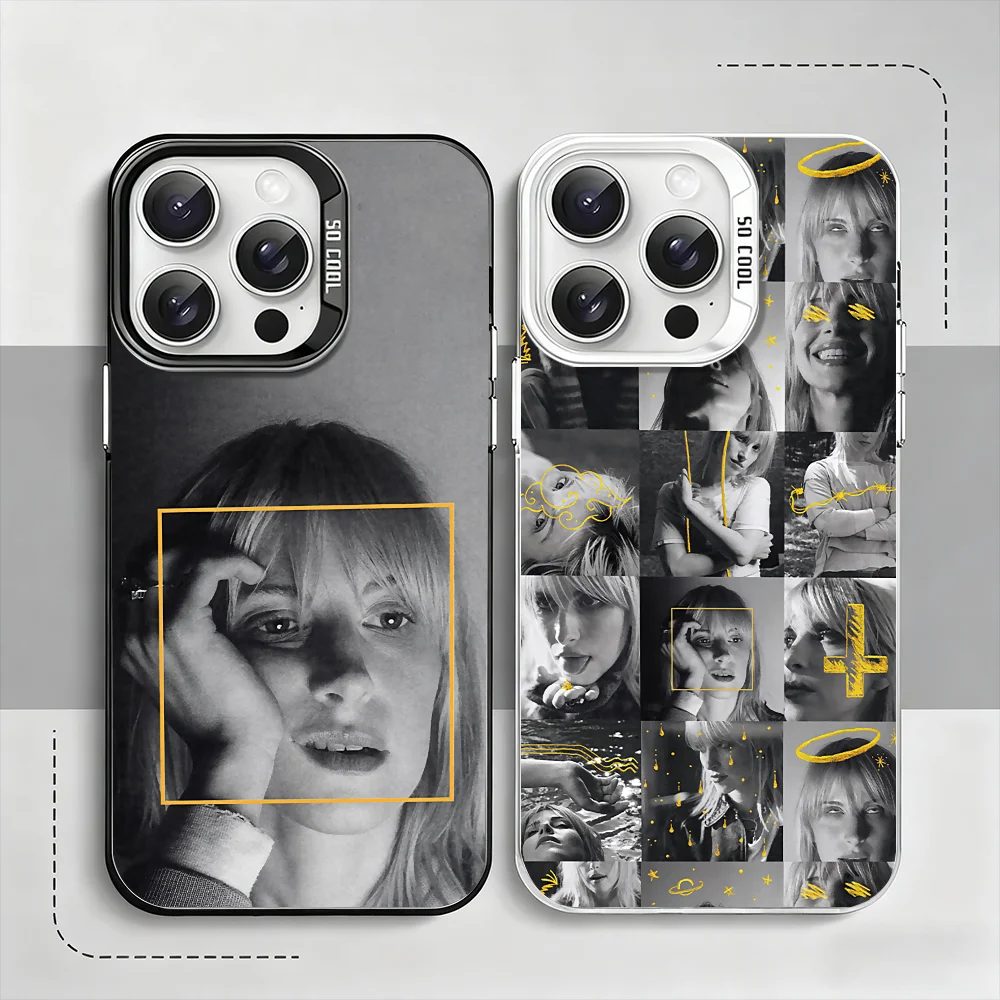 المغني H-Hayley ويليامز ألبوم جراب هاتف آيفون 12 11 13 14 15 16 17 ماكس برو بلس غطاء حماية صغير IMD اللون #1