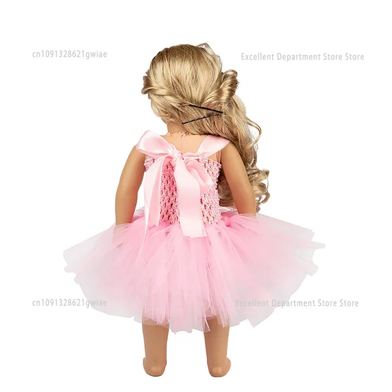 18 Inch Dress Reborn Doll Clothes Suitable for American Baby Newborn Doll Party Reunion Skirt Children Girl Birthday Gift