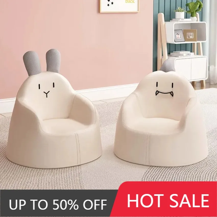 Children's Mini Cartoon Sofa Baby Cute Rabbit Bear Seat Removable Washable Boy Girl 1-6 Years Small Confortable Sofa For Reading