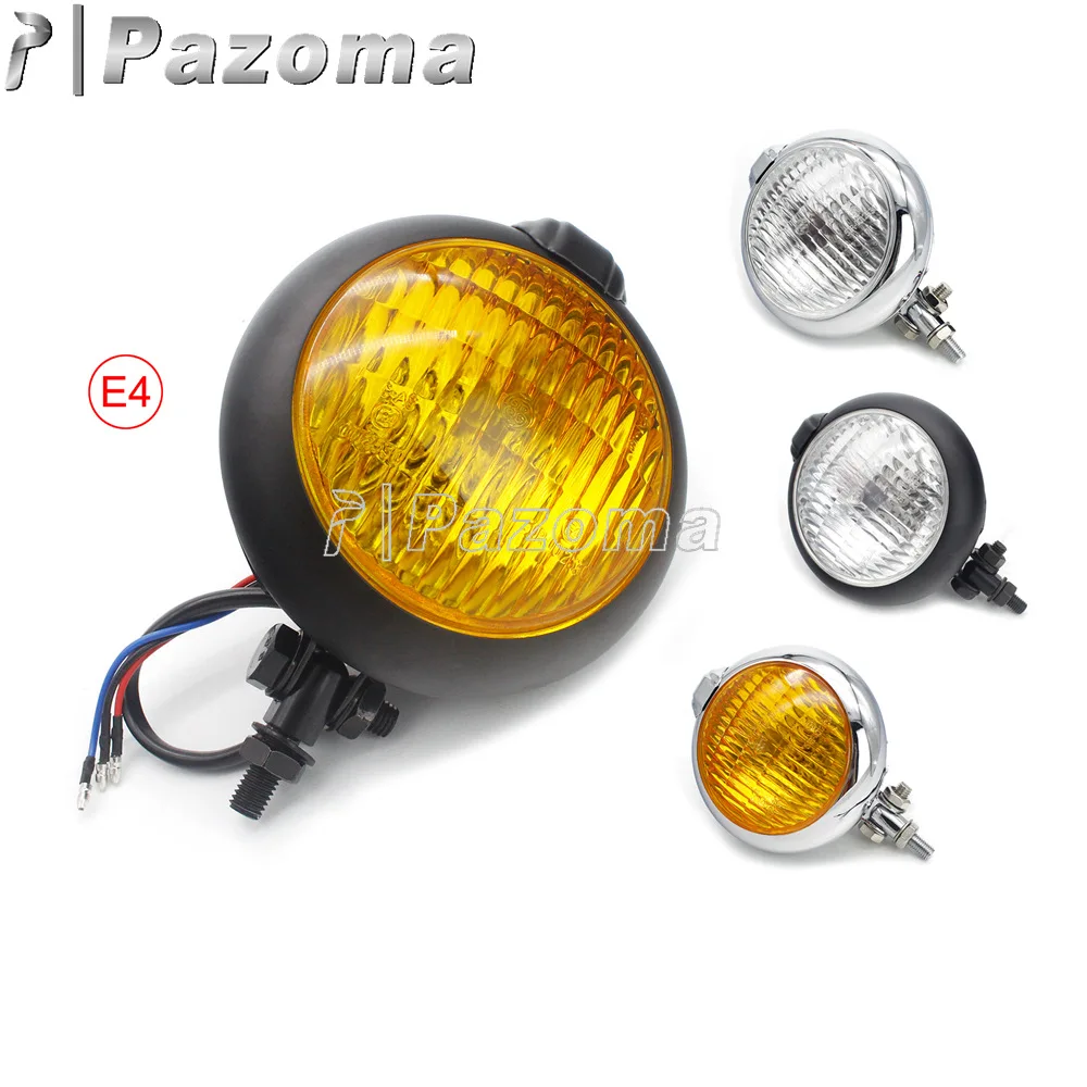 

4.5"Headlight Motorcycle Vintage Headlamp Retro Front Head Light For Harley Yamaha Suzuki Honda Cafe Racer Chopper Bobber Custom