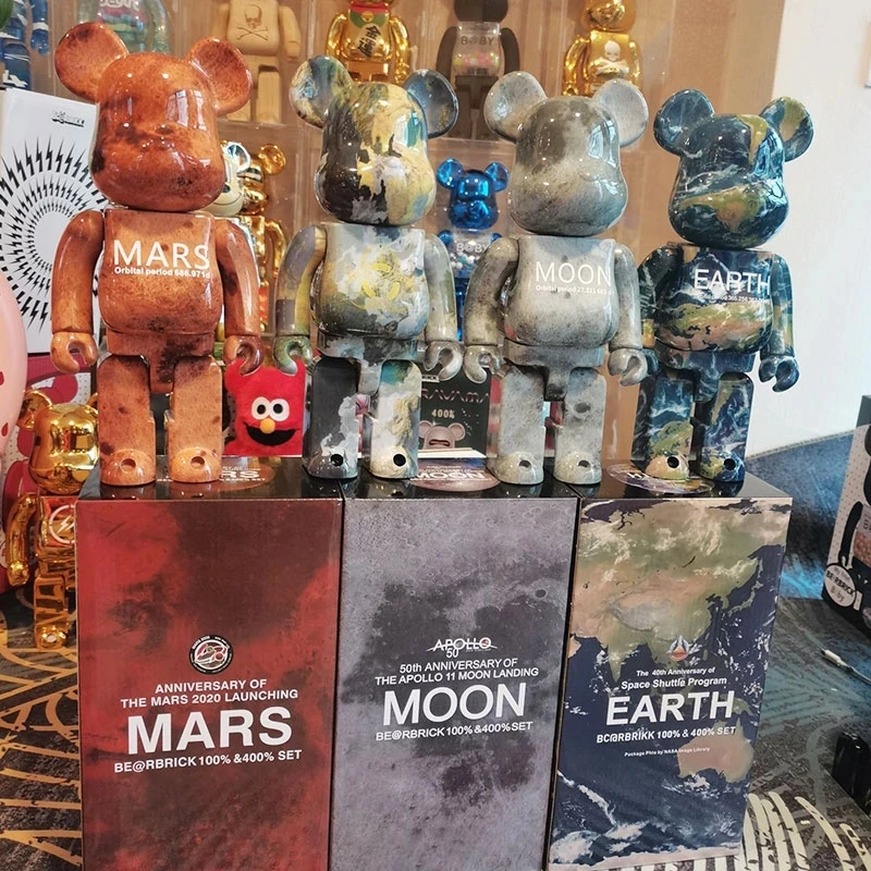 

Bearbrick-400-Planet-Series-Moon-Mars-Earth-Map-Solar-System-Planet-Desktop-Ornaments-Collection-Doll