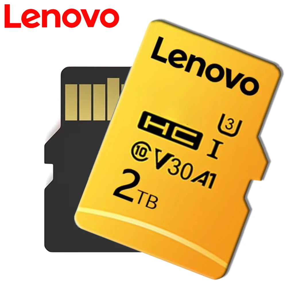 NEW 1TB 2TB Lenovo Original Micro TF SD Card Memory Card TF/SD 128GB 256GB 512GB Mini Memory Card Class10 For Camera/Phone