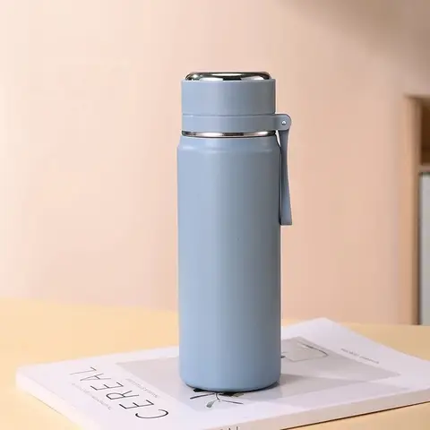 600ML Stainless Steel Insulated Thermos Bottle Leakproof Travel Mug Keep Hot Cold For Coffee Tea Daily Outdoor Use