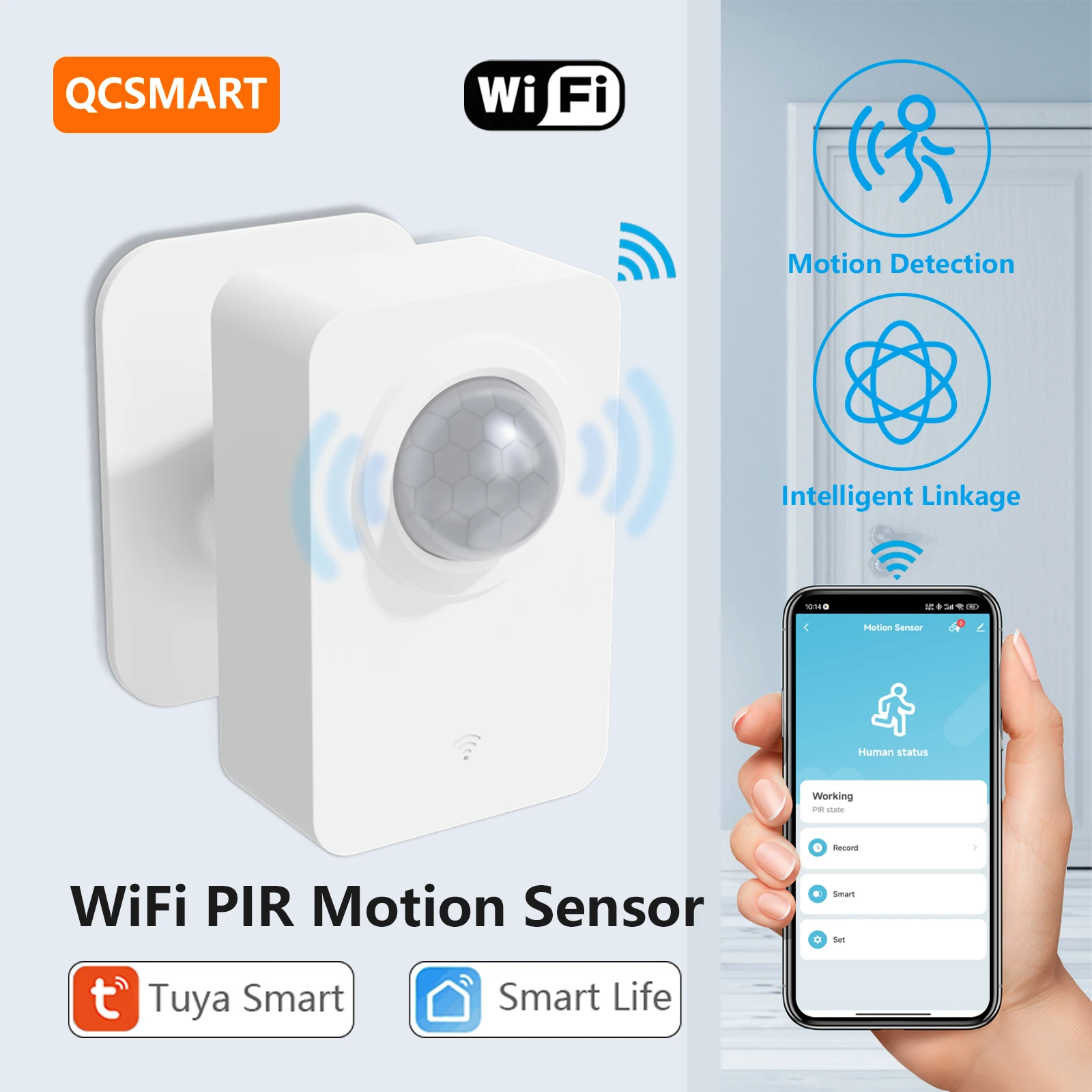 

Tuya Smart Life PIR Human motion sensors scene linkage security protection system and home intelligence