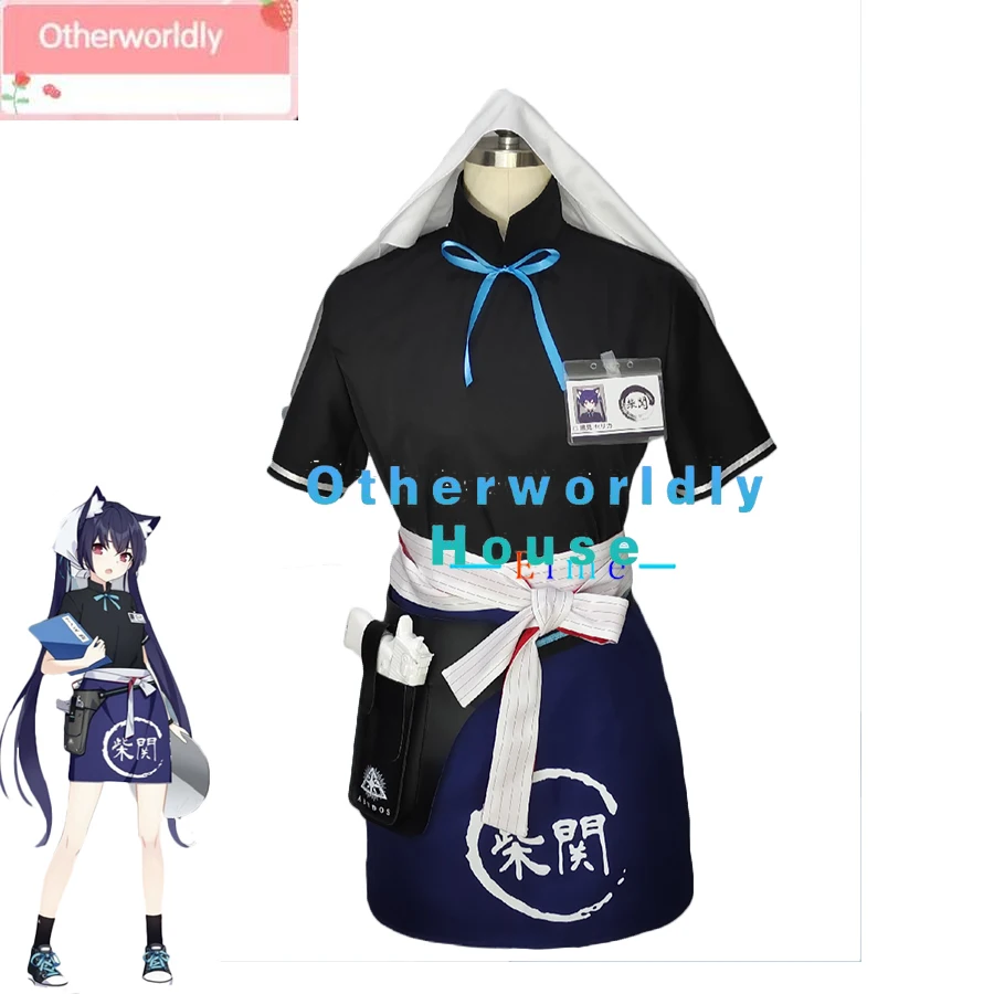 Game Blue Archive Kuromi Serika Cosplay Costume Waitress Suit Party Clothing Halloween Carnival Uniforms Custom Made