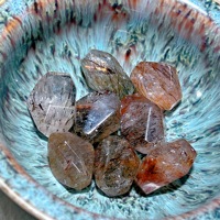 Natural Crystals Rutile Super Seven Free Form Healing High Quality Home Decorations  Mineral Energy Gift