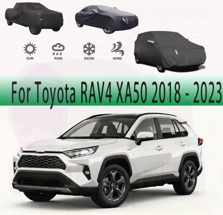 

Для наружной защиты, водонепроницаемые пылезащитные внешние чехлы для Toyota RAV4 XA50 2018-2023, автомобильные чехлы