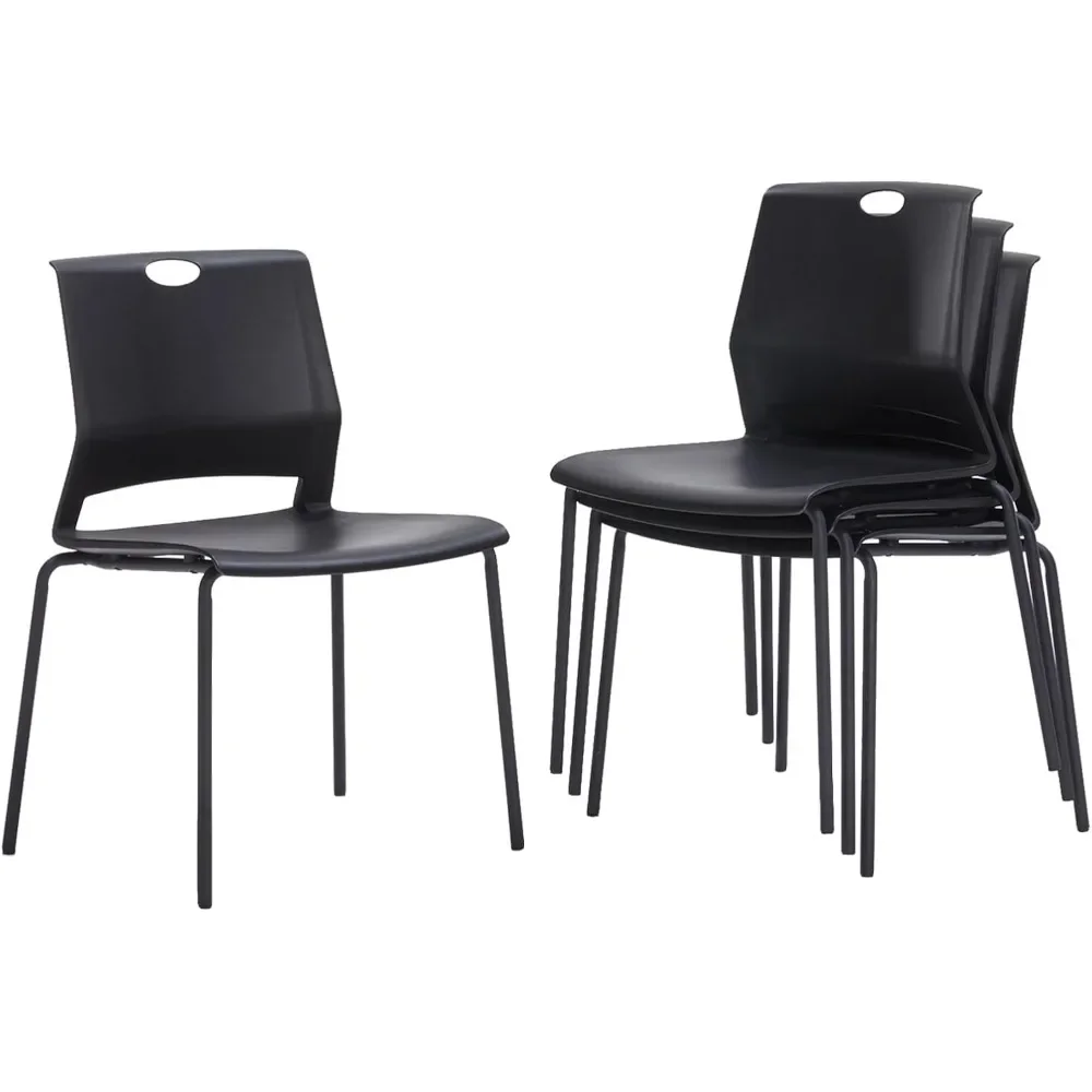 

Stacking Chairs Set of 4 Black White Espresso Counter Height Stacking Chairs Set of 4 Modern Home Office Chair Set,Customized