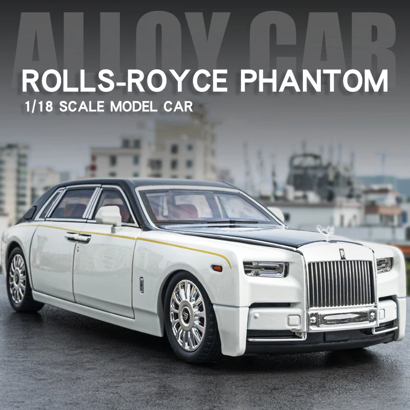 1:18 Rolls Royce Phantom Alloy Luxy Model Car Metal Diecast