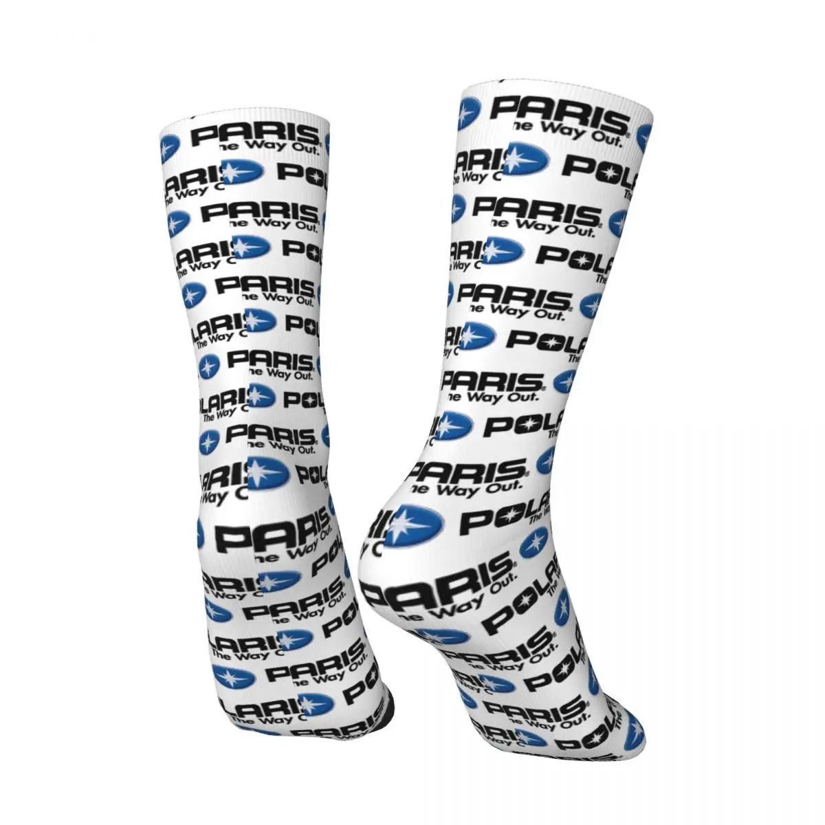 All Seasons Polaris Logo Socks Harajuku Sport Middle Tube Socks Fashion Stockings for Men Women Valentine's Day Gifts
