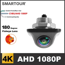 180° Fisheye Lens AHD 1920x1080P Night Vision Car Rear View Camera For BMW 1/2/3/4/5/6/7 Series X3 X5 X6 E53 E70 E71 E72 E83