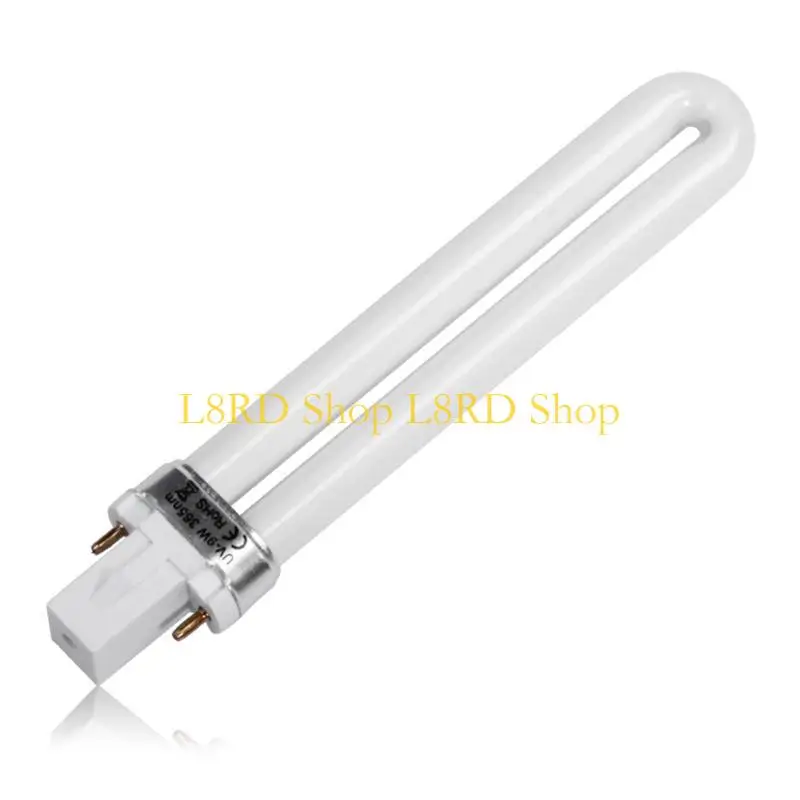 L8RD 9W Dryer UV Lamp Tube Light Bulbs Gel Nails Art Gel Dryer Replacement Curing Tools