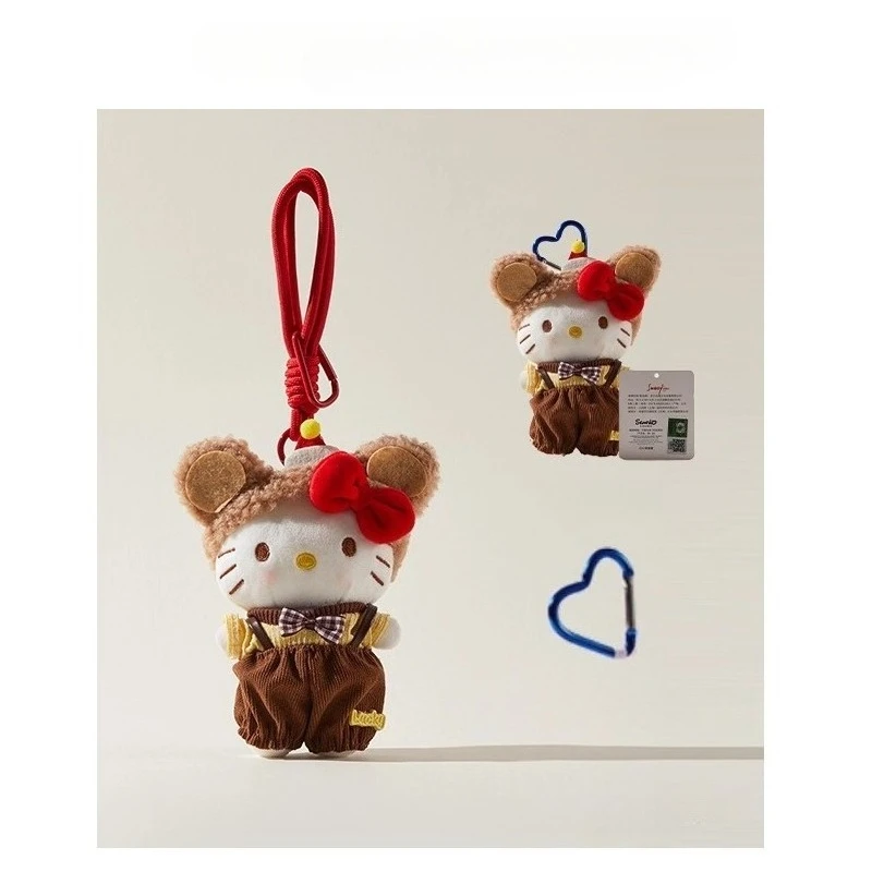 

Kawaii Hello Kitty Plush Toy Bag Pendant Furniture Decoration Festival Gift Girlfriend Gift Cartoon Women Accessories Wholesale