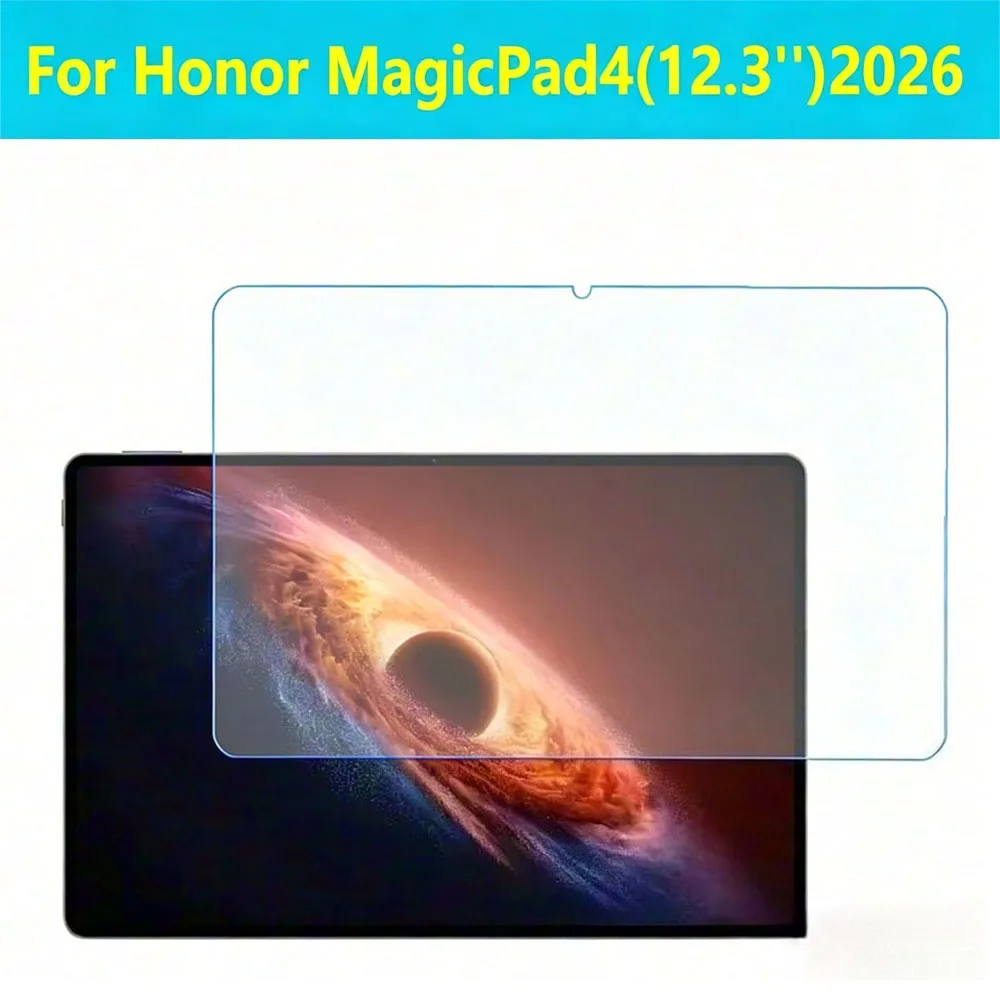 9H Gehärteter Glas-Displayschutz für Honor Magic Pad 4 12,3 Zoll 2026 Tablet Schutzfolie HD-Film für Honor MagicPad 4