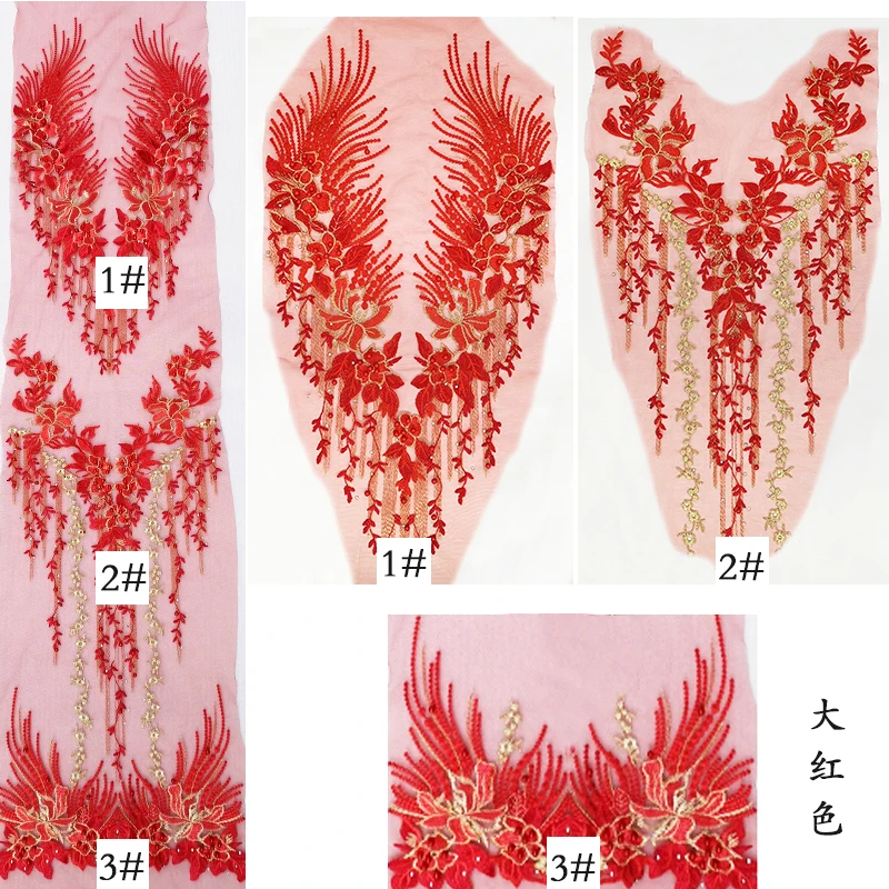 Applizierte Bekleidungsdekoration, tiefer V-Ausschnitt, Abendkleid, Stoff, luxuriöse Perlen, Perlen, langes Material