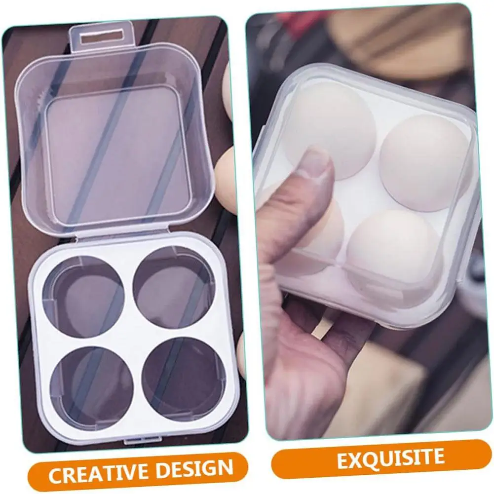 4 Grid Egg Storage Box Portable Egg Holder Container for Outdoor Camping Picnic Eggs Box Case Kitchen Organizer Case