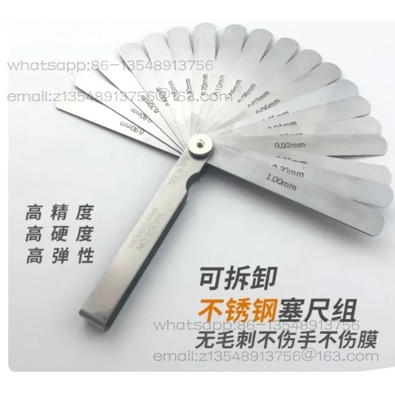 

Набор измерительных щупов из нержавеющей стали 100MH MK ML, высокоточные щупы для измерения зазоров, точное измерение