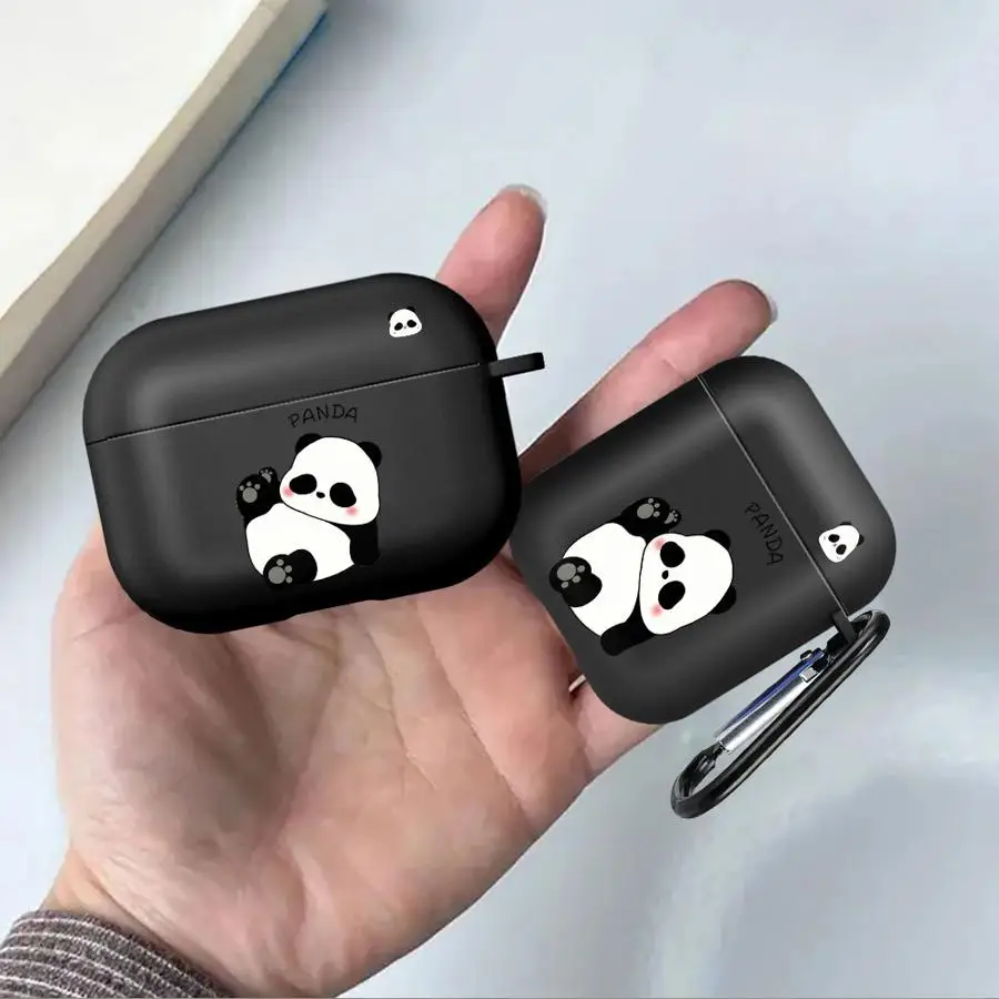 Cartoon Panda Case For Airpods 2 4 Pro 1 Pro3 Pro2 3 Earphone Cases Cover
