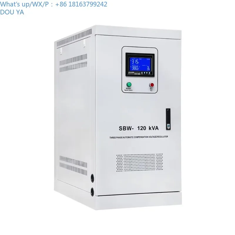 

SBW-120KVA three-phase power regulator LED display intelligent regulator overcurrent protection regulator