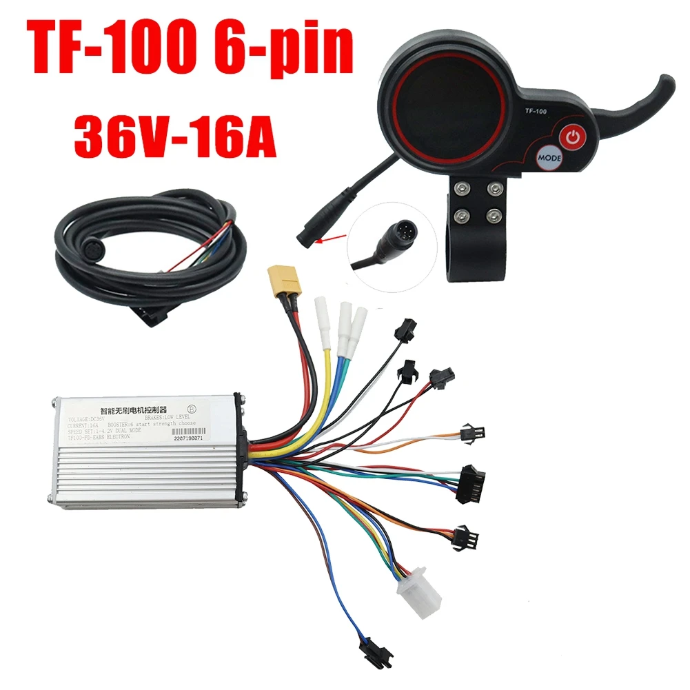 36V 16A Electric Scooter Controller Dashboard Kit with TF-100 Display Scooter for KUGOO M4 Electric Scooter Parts HOT