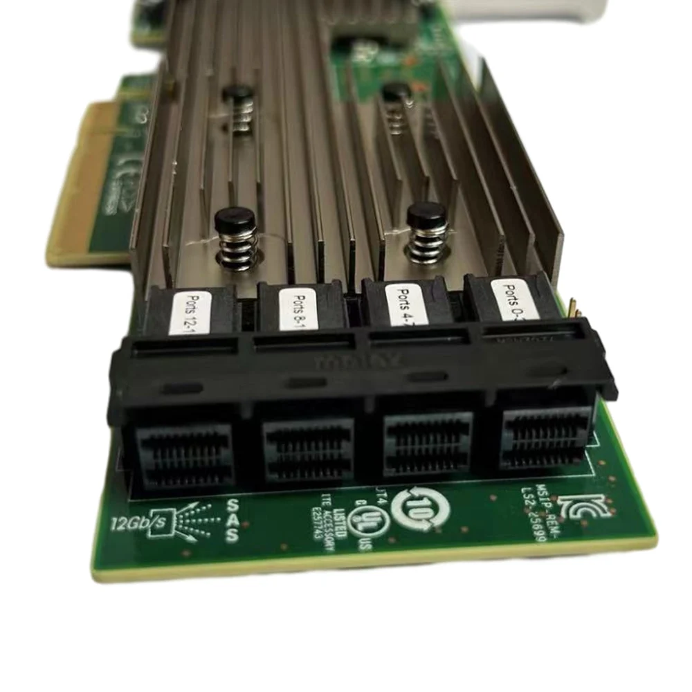 Original SAS9305-16i LSI Logic 12GB/S 03-25703-00 16-Port PCI-e 3.0 SAS RAID Controller 9305-16i Array Card Channel IT Card