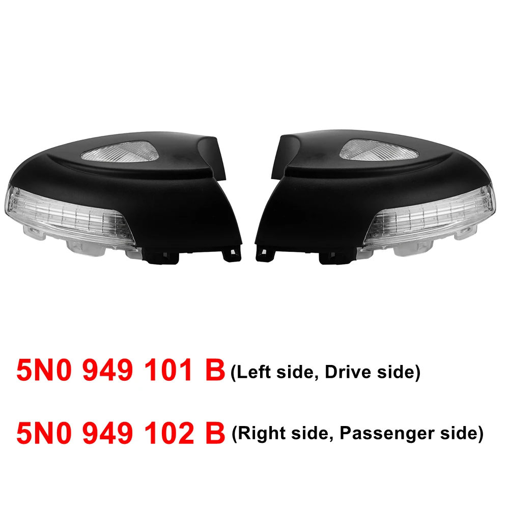 

Зеркальный указатель поворота для VW Tiguan для Sharan, для SEAT Alhambra, замена для 5N0 949 101 B, 5N0 949 102 B