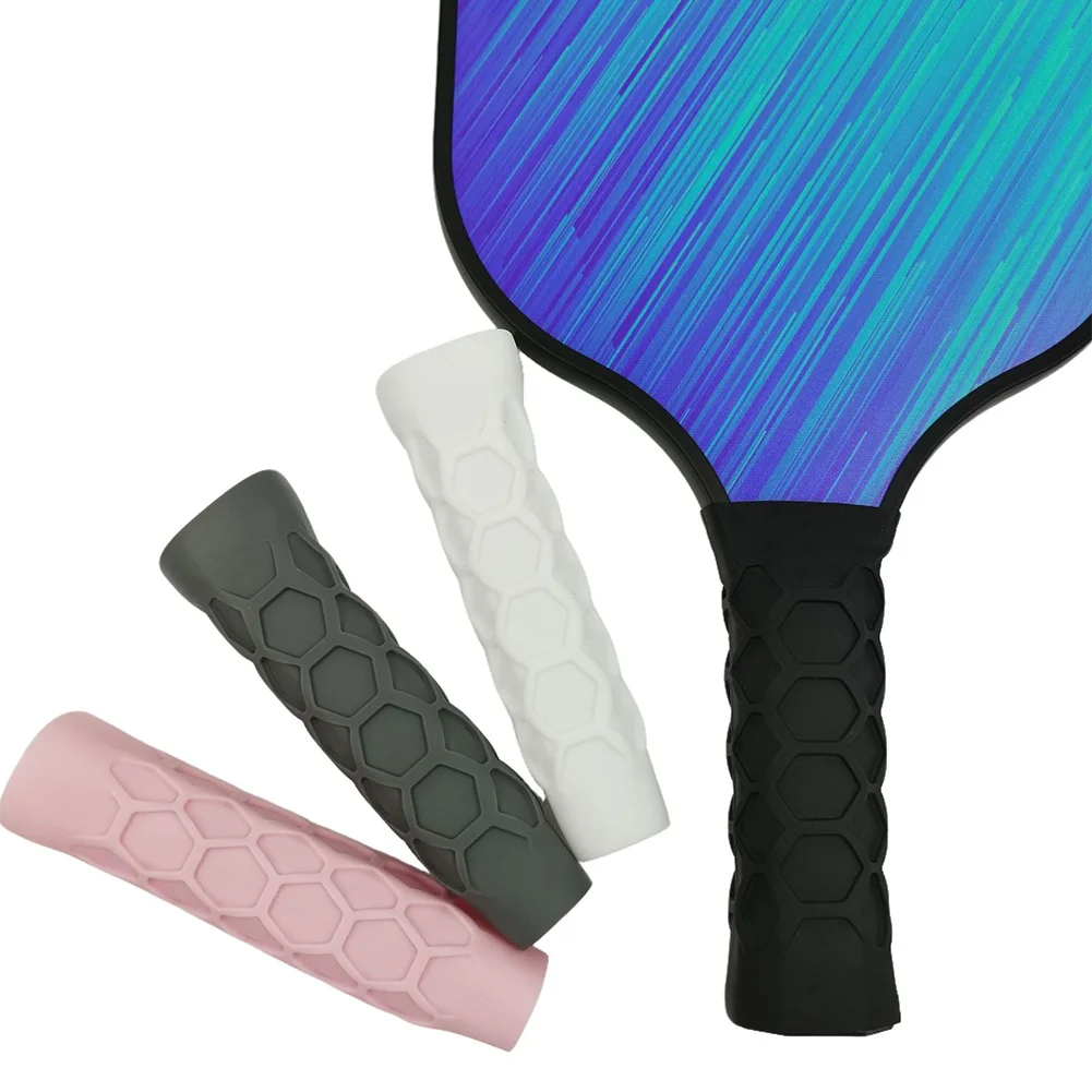 Silicone Pickleball Handle Cover Silica Gel Undergrip Paddle Grip Pickleball Handle Protector Sleeve  Non-Slip Racket Overgrip