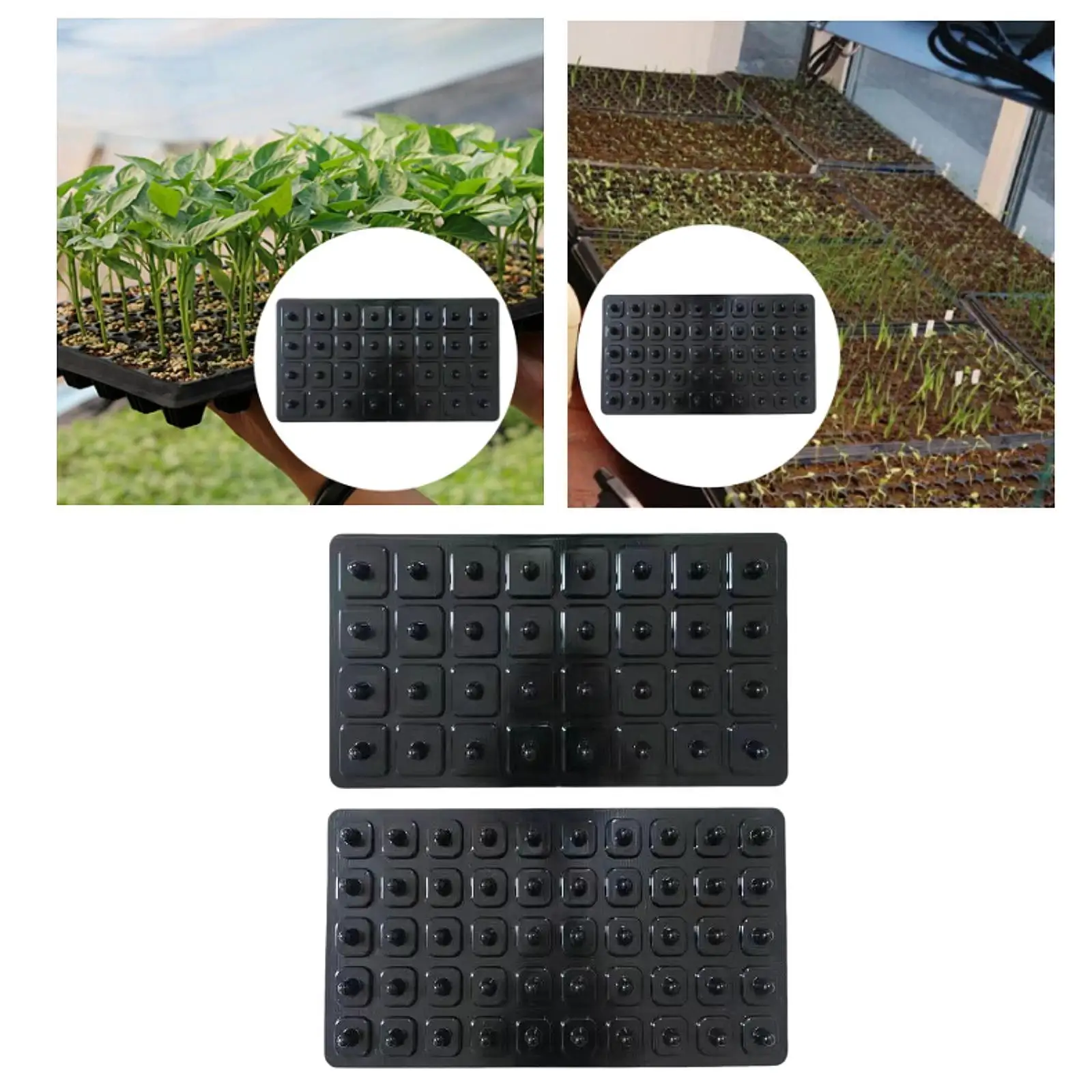 

Seed Tray Dibber Garden Tool with Handle Gardener Gift Seedling Tray Tool