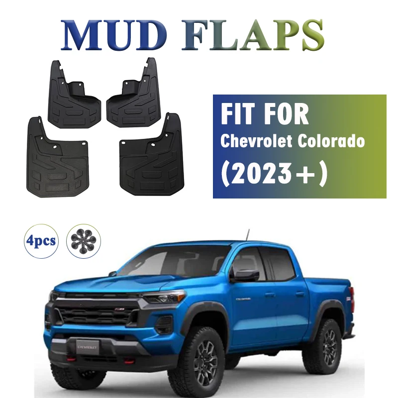 

2023 2024 2025 FOR Chevrolet Colorado GMC CANYON Mudflaps Fender Mud Flaps Guard Splash Mudguard Car Accessories Front Rear 4pcs