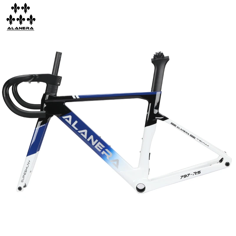 

Deep Sea blue frame ALANERA Grenadier -RS T800Carbon Frame Bicycle Frameset,Full Inner Cable Road Bike Frame