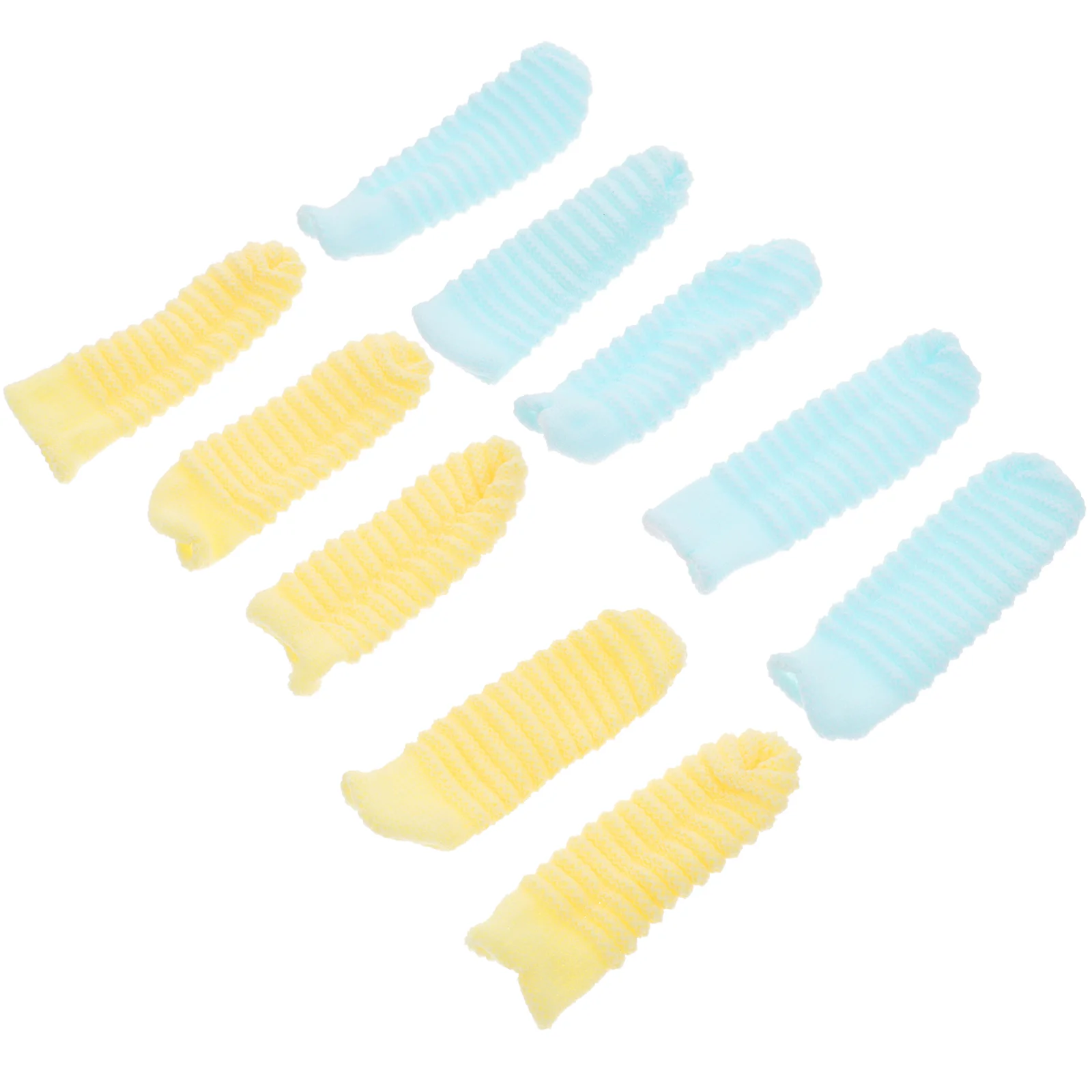 

10 Pcs Pet Toothbrush Gloves Toothbrushes Dog and Toothpaste Finger for Dogs Comfortable Small Breed Cat Polyester