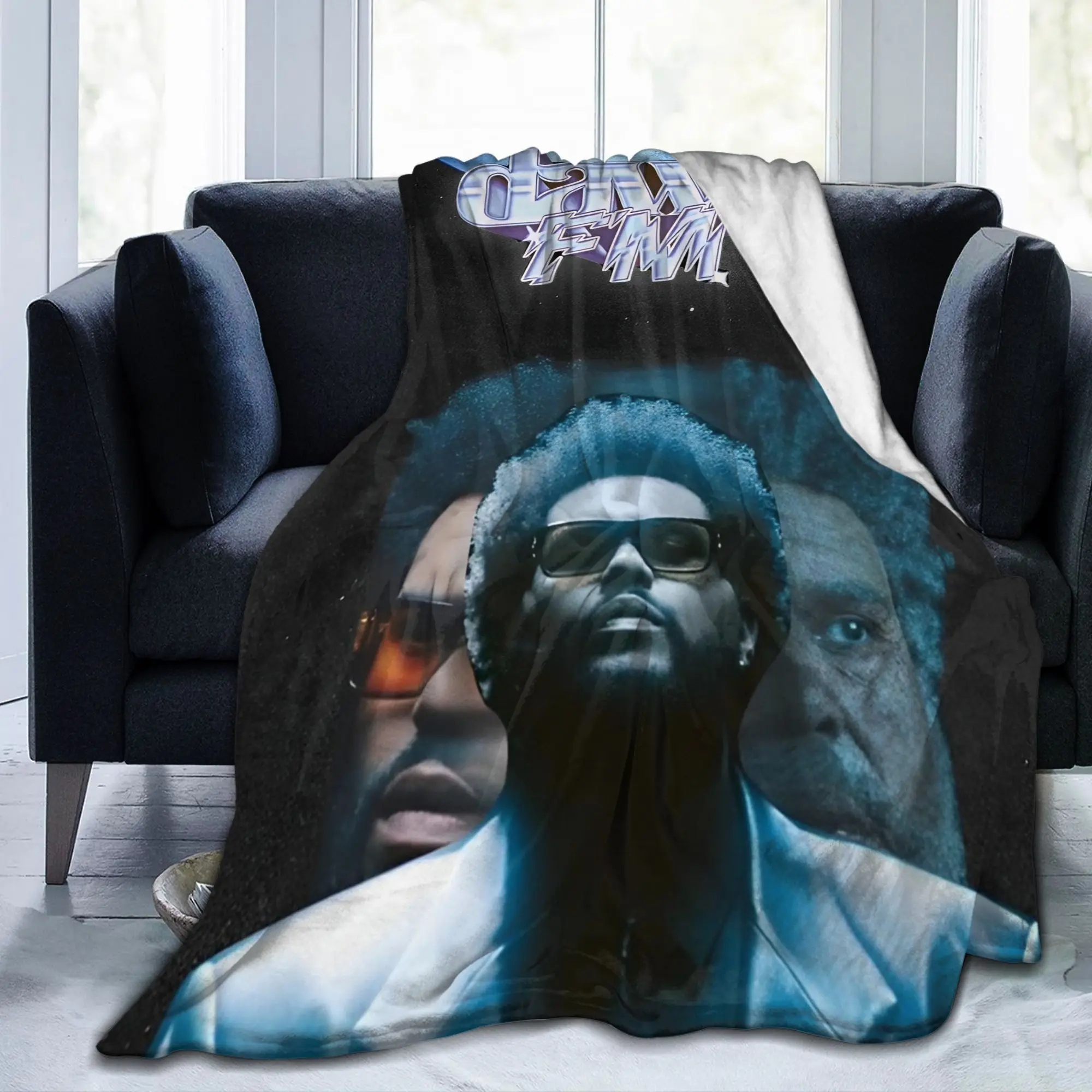 The Weeknd Pop Singer Blanket Velvet Summer  Portable Super Soft Throw Blanket for Bedding Couch Bedding Throws