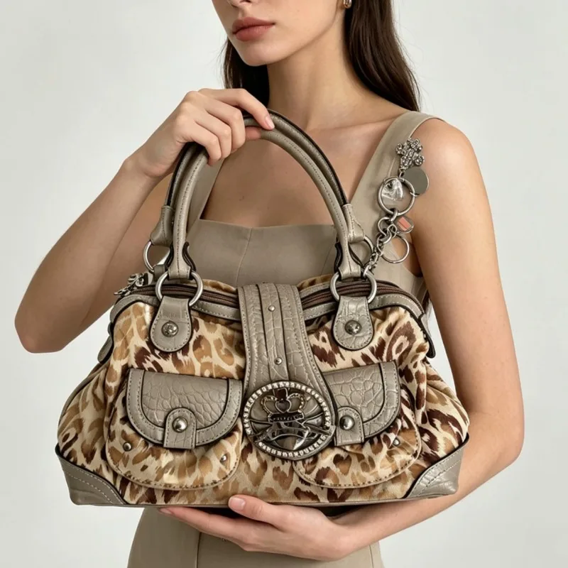 Trendy Simple Large Capacity Tote Bag Messenger Purse Shopper Commuter For Women Fashionable Vintage
