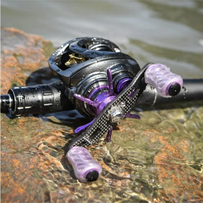 Gomexus Rollengriff Carbon 85mm Finesse für Shimano Bantam Metanium Daiwa Steez Abu Garcia Okuma Kastking Baitcasting DC-S20 – Detail 3
