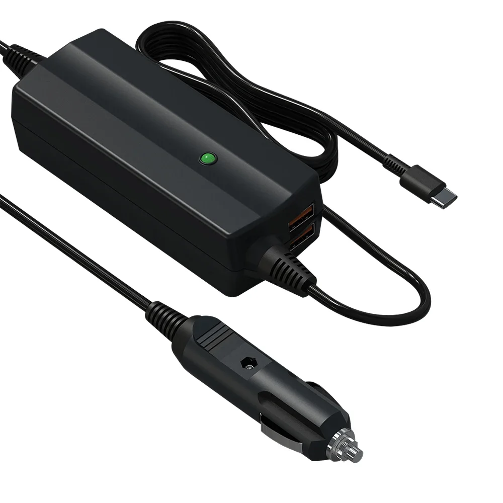 

Huwder USB Car Charger Adapter 90W Pd 3.0 Cable Type C Fast Charging Double USB Chargers For Apple Huawei Xiaomi Car Adapter