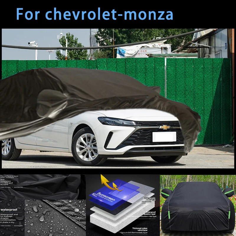 

For chevrolet-monza Outdoor Protection Full Car Covers Snow Cover Sunshade Waterproof Dustproof Exterior Car accessories