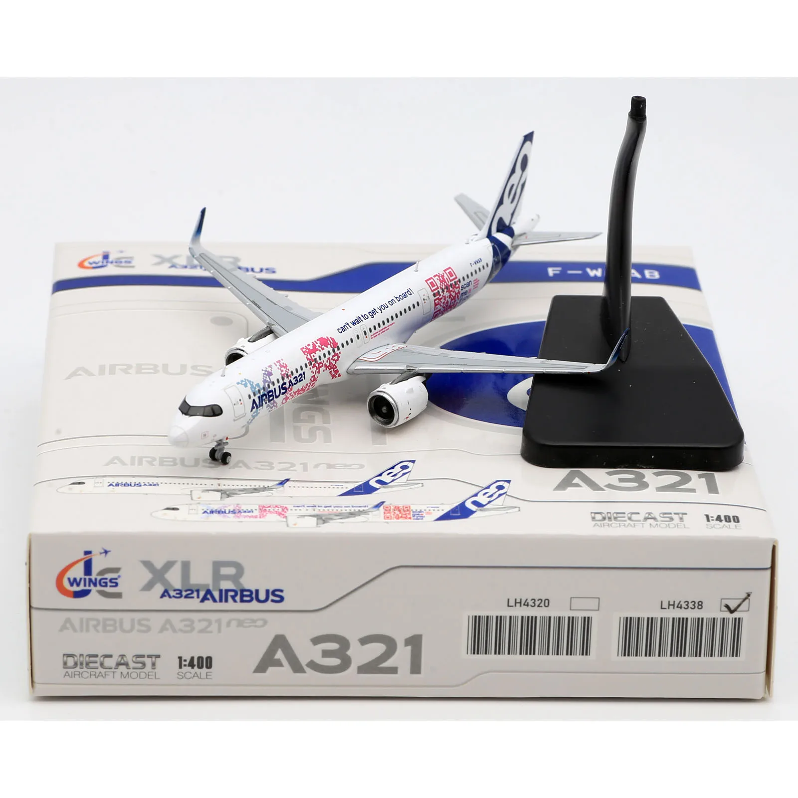 LH4338 Alloy Collectible Plane Gift JC Wings 1:400 Airbus 