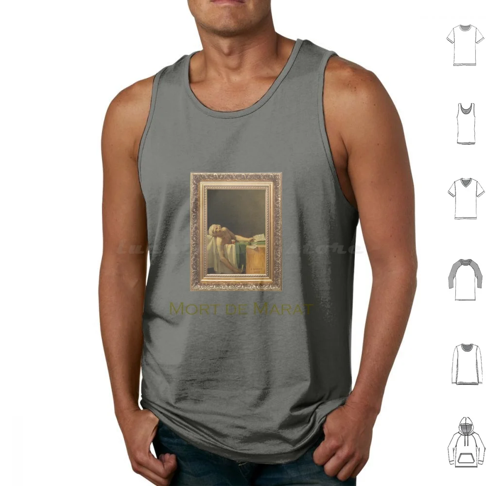 Death Of Marat Tank Tops Vest Sleeveless Mort De Marat French Classical Death Of Marat Renaissance