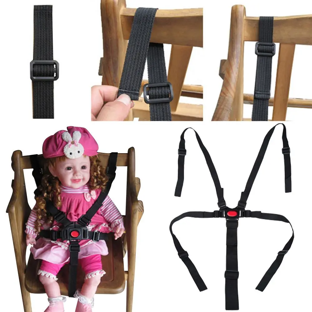 Hot Safe 5 Point Harness Car Belt Strap Baby Kids Stroller High Chair Pram Buggy Exquisite Chair Accessories