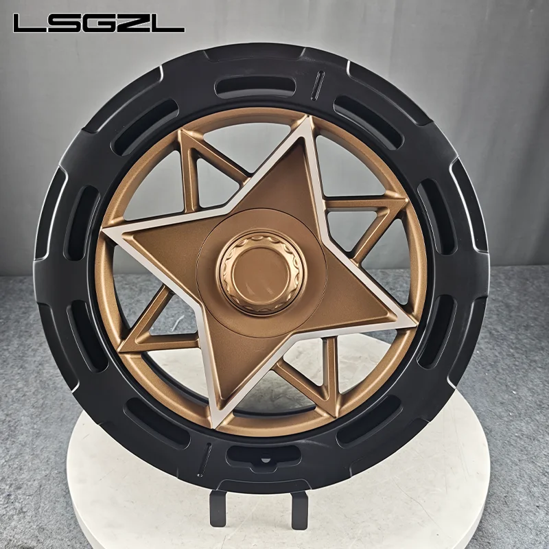 LSGZL Forged Monoblock 5 Star Centerlock Wheel Rims 5x114.3 5x120 5x130 for Mercedes Audi BMW 17 18 20 21 22  Inch Car Wheel
